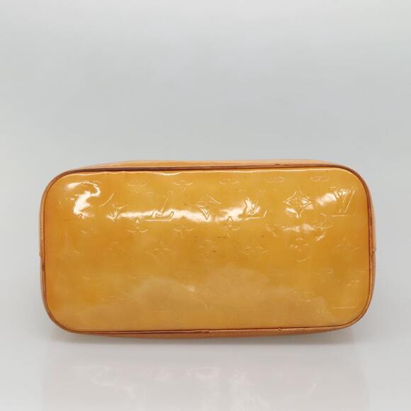 LOUIS VUITTON Monogram Vernis Houston Hand Bag Beige M91004 - Picture 9 of 12